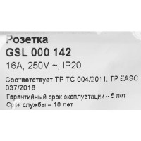 Розетка встраиваемая Schneider Electric Glossa с заземлением в сборе цвет белый