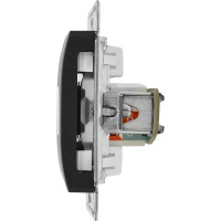 Розетка компьютерная встраиваемая Schneider Electric Glossa RJ45 UTP cat 5e цвет антрацит