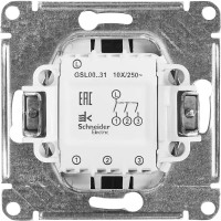 Выключатель встраиваемый Schneider Electric Glossa 3 клавиши цвет антрацит