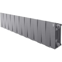 Радиатор Royal Thermo Pianoforte 200/100 биметалл 20 секций боковое подключение цвет серебристый