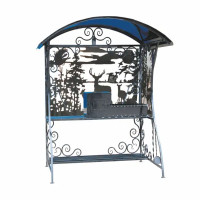 Мангал «Три оленя» 220х190х125 см сталь черный