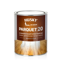 Лак паркетный Husky Parquet 20 полуматовый бесцветный 0.9 л