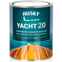 Лак яхтный Husky Yacht 20 0.9 л полуматовый