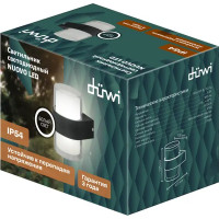 Светильник настенный светодиодный уличный Duwi «Nuovo» 24779 5 IP54 цвет черный