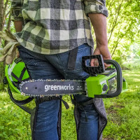 Пила аккумуляторная Greenworks 2005707UA 40 В 35 см АКБ и ЗУ в комплекте