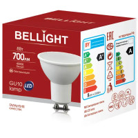 Лампа светодиодная Bellight GU10 220-240 В 8 Вт спот 700 лм белый цвет света