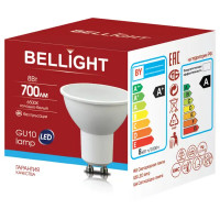 Лампа светодиодная Bellight GU10 220-240 В 8 Вт спот 700 лм холодный белый цвет света