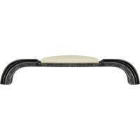 Ручка-скоба мебельная 7302 128 мм, цвет состаренное серебро