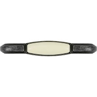 Ручка-скоба мебельная 7302 128 мм, цвет состаренное серебро