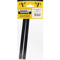 Кабельная стяжка Невский крепеж 12x200 мм сталь цвет черный 2 шт.