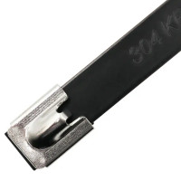 Кабельная стяжка Невский крепеж 12x200 мм сталь цвет черный 2 шт.