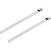 Кабельная стяжка Невский крепеж 12x200 мм сталь цвет серый 2 шт.