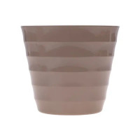 Кашпо для цветов Лаура ø20 h18 см v3.7 л пластик коричневый