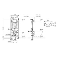 Комплект инсталляция с унитазом Vitra Stern 9016B083-7203 цвет черный