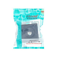 Телефонная розетка встраиваемая Lezard Vesna 742-3488-137 без заземления цвет графит