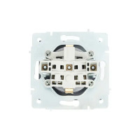 Розетка встраиваемая Lezard Vesna 742-3488-122B с заземлением цвет графит