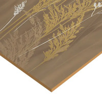 Декор настенный Azori Forest Pampas 1 31.5x63 см матовый цвет бежевый