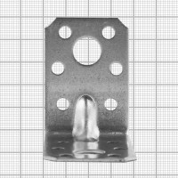 Уголок крепежный усиленный 50x50x35x1.8 мм, 10 шт.