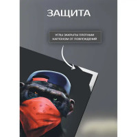 Картина на холсте хулиган 70x110 см