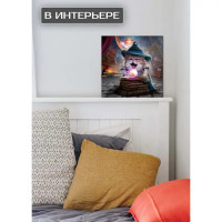 Картина на холсте Волшебный шар 30x30 см