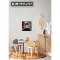 Картина на холсте Волшебный шар 30x30 см