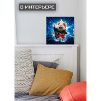 Картина на холсте Супергерой 30x30 см