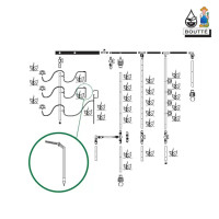 Капельница в микротрубку 3-4мм 10 шт