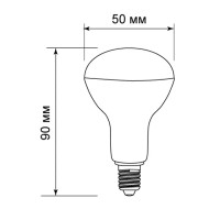 Лампа накаливания Bellight E14 230 В 60 Вт спот 550 лм теплый белый цвет света для диммера