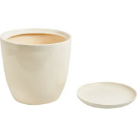 Горшок цветочный Идеал №1 ø27 h22 см v8 л керамика белый