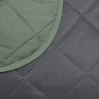 Покрывало Melissa 200x220 см микрофибра стеганая цвет графитовый/серо-зеленый