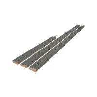 Комплект дверной коробки Пьемонт телескопический 270x70x32 мм Hardflex ламинация стиппл грей (2.5шт.)