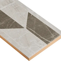 Бордюр настенный Kerama Marazzi Феррара-Фоджа VT/A590/7000 50x6.3 см матовый цвет белый коричневый