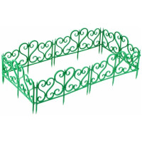 Ограждение Ажурное 300x23 см цвет зеленый