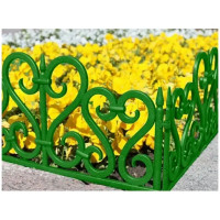 Ограждение Ажурное 300x23 см цвет зеленый