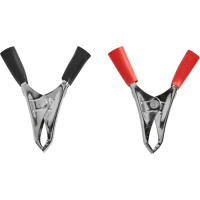 Зажим крокодил в изоляторе DAC-10A-50-H2 цвет разноцветный 2 шт.