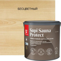 Защитный состав для стен в сауне Tikkurila Supi Sauna Protect База EP бесцветный полуматовый 2.7 л