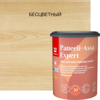 Лак для стен и потолков Tikkurila Paneeli-Assa Expert База EP бесцветный полуматовый 0.9 л