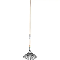 Грабли веерные Fiskars Plantic Terra 22 зуба 174 см сталь с черенком