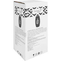 Ваза Овал мечты стекло черная матовая 25 см