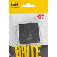 Вывод кабеля IEK Brite цвет черный