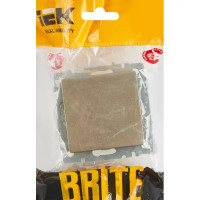 Выключатель проходной встраиваемый IEK Brite 1 клавиша цвет шампань