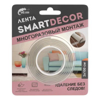 Лента для монтажа фиксирующая SmartDecor 3x100 см