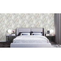 Обои флизелиновые Vog Collection Cortaderia серые 1.06 м 72086-41
