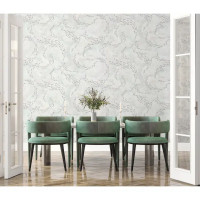 Обои флизелиновые Wallsecret Caribs бело-серые 1.06 м 8766-20