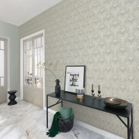 Обои флизелиновые Wall Up Dalia олива 1.06 м 652055