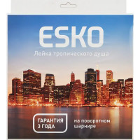 Лейка для верхнего душа Esko TS1 круглая цвет хром