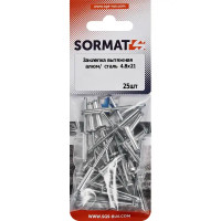 Заклепка Sormat 4.8X21 мм, 25 шт.