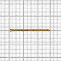 Гвозди финишные латунированные 1.6x30 мм, 20 шт.