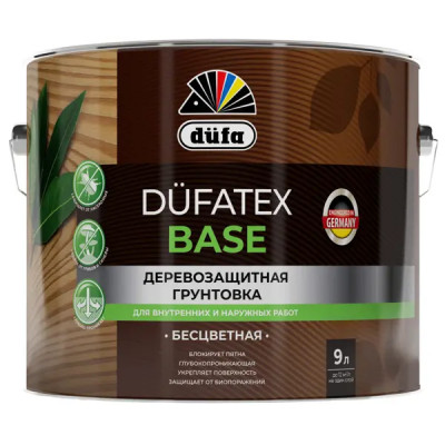 Грунтовка для древесины Dufa Tex Base 9 л