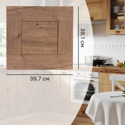 Фасад для кухонного ящика Рошаль 39.7x38.1 см Delinia ID ЛДСП цвет рошаль